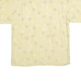 JOSEPH & FEISS Mens Beige Silk Hawaiian Style L Summer Vacation Shirt