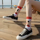 Anyfootwear 3 Pairs Women’s Holiday Cotton Socks Funny Gift Party Multi Color