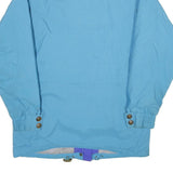 NORDICA Womens Blue & Purple Nylon Jacket UK 10 Zip Windbreaker Outdoor