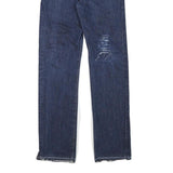 LEVI'S 501 Mens Jeans Blue Regular Straight Denim Medium W30 L31 Classic Button