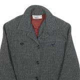 NEW EXPRESSIONS Womens Grey Button Jacket S Woven Formal Classic