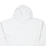 CHAMPION Mens White Pullover Hoodie XL Classic Logo Cotton Blend Casual