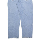 CARHARTT Mens Jeans Blue Relaxed Straight Denim Light W36 L32 Workwear Casual