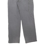 CARHARTT Mens Jeans Grey Regular Straight Denim W30 L30 Workwear Cotton Blend