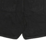 WRANGLER Mens Black Cotton Denim Casual Shorts L W40 Classic Fit Pocketed