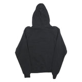 CHAMPION Mens Black White Bear Basketball Pullover Hoodie S Cotton Blend