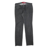 GUESS Womens Jeans Black Slim Straight Denim Medium W31 L31 Stylish Casual