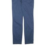 TOMMY HILFIGER Mens Cotton Blend Blue Slim Straight Trousers W28 L31 Casual