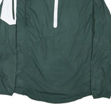 NIKE Mens Green & White Spartan Logo Lightweight Nylon Track Jacket M