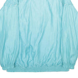 JEAN LEISURE Womens Blue Nylon Zip Jacket UK 16 Casual Lightweight Outerwear