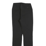 ICEPEAK Womens Black Slim Straight Leg Trousers W26 L30 Polyester Blend Zip