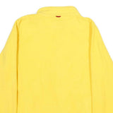 NFL Mens Yellow Zip Jacket M Polyester Plain Casual Sportswear Lightweight