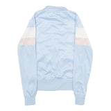 ELLESSE Womens Blue & Pink Zip Jacket UK 4 Polyester Plain Casual Lightweight