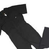 DICKIES Mens Black Polyester Blend Dungarees Regular Fit Short Sleeve M W36 L31