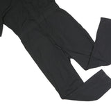 DICKIES Mens Black Polyester Blend Dungarees Regular Fit Short Sleeve M W36 L31