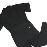 DICKIES Mens Black Polyester Blend Dungarees Regular Fit Short Sleeve M W36 L31