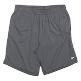 REEBOK Mens Shorts Grey Casual Polyester L W30 Speedwick Athletic Wear