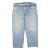 CARHARTT Mens Regular Fit Blue Denim Jeans W44 L27 Zip Cotton Blend Casual