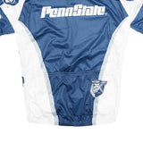 HINCAPIE Mens Blue & White Penn State Cycling Jersey M Short Sleeve Zip Collar