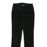 CALVIN KLEIN JEANS Womens Cotton Blend Black Regular Fit Skinny Trousers W28 L30