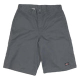 DICKIES Mens Shorts Grey Casual L W34 Workwear Cotton Blend Durable