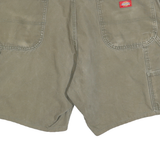 DICKIES Mens Shorts Beige Casual Cotton Blend XL W40 Workwear Utility