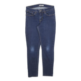 LEVI'S 711 Womens Slim Skinny Denim Dark Jeans W30 L27 Zip Cotton Blend