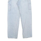 CARHARTT Womens Blue Denim Regular Fit Straight Leg Cotton Blend Light W26 L27