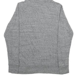 NIKE Womens Grey Full Zip Hoodie L Cotton Blend Casual Sportswear