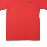 CHAMPION Mens Red Classic T-Shirt M Short Sleeve Crew Neck Logo Embroidered