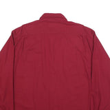 WRANGLER Mens Red 2XL Cotton Shirt Long Sleeve Casual Button Pocket