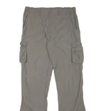 SWITCHER Mens Polyester Blend Beige Regular Cargo Trousers W30 L32 Outdoor