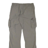 SWITCHER Mens Polyester Blend Beige Regular Cargo Trousers W30 L32 Outdoor