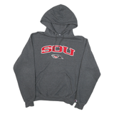 CHAMPION Mens Grey SOU Logo Pullover Hoodie S Cotton Blend Casual