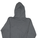 CHAMPION Mens Grey SOU Logo Pullover Hoodie S Cotton Blend Casual