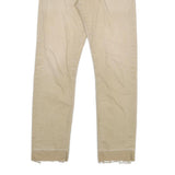 CARHARTT Mens Cotton Blend Beige Slim Straight Trousers W29 L29 Casual Workwear