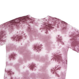 U.S. VINTAGE Womens Pink Tie Dye Miramar Beach Cotton T-Shirt M Crew Neck Short