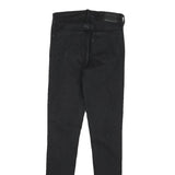 LEVI'S Womens Jeans Black Slim Skinny Denim W25 L29 720 Zip Cotton Blend