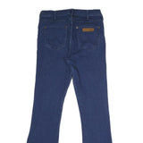 WRANGLER Womens Relaxed Flared Denim Medium W31 L32 Soft Cotton Blend Zip