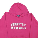 CHAMPION Mens Pink University Of Indianapolis Pullover Hoodie XL Casual Cotton
