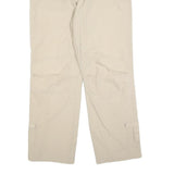 YES OR NO Mens Cotton Blend Beige Regular Fit Straight Leg Trousers W32 L30