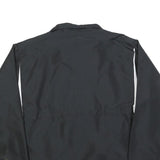 HOLLOWAY Mens Black & White Panther Football Track Jacket M Polyester Zip