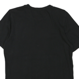 ADIDAS Mens Black Graphic T-Shirt S Short Sleeve Crew Neck Cotton Blend