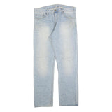 CARHARTT Mens Jeans Blue Regular Straight Denim Light W37 L32 Casual Workwear