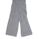 BODEN Womens Blue & White Floral Playsuit Wide-Leg Cotton UK 10 Short Sleeve