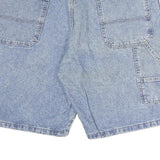 WRANGLER Mens Denim Blue Casual Shorts M W36 Relaxed Fit Utility Style