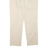 POLO RALPH LAUREN Womens Cotton Blend Beige Regular Straight Trousers W32 L31