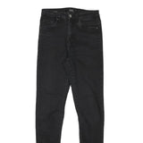 DIESEL Womens Black Slim Skinny Denim Jeans Cotton Blend W24 L28 Zip