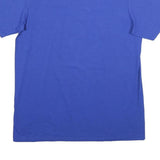 RUSSELL ATHLETIC Mens Blue Bloom TWP Soccer Graphic T-Shirt M Short Sleeve Crew