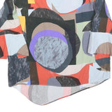 PHASE EIGHT Womens Multicolour Printed Top 3/4 Sleeve Round Neck UK 10 Stylish